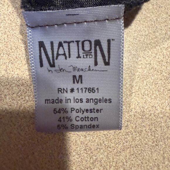 Nation LTD Snake Print Dolman Sleeve Mini Dress SZ M Black Gray Goth DK Romantic - Picture 4 of 7